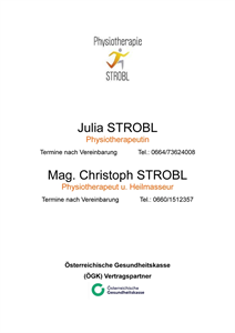 Logo Physiotherapie Strobl
